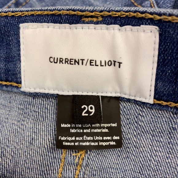 CURRENT/ELLIOTT High Waisted Stiletto Raw Hem Jean - Picture 9 of 11